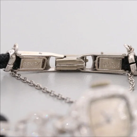 Vintage Luzerne Platinum Diamond Watch, Works